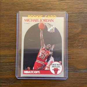 Michael Jordan hoops card 1990